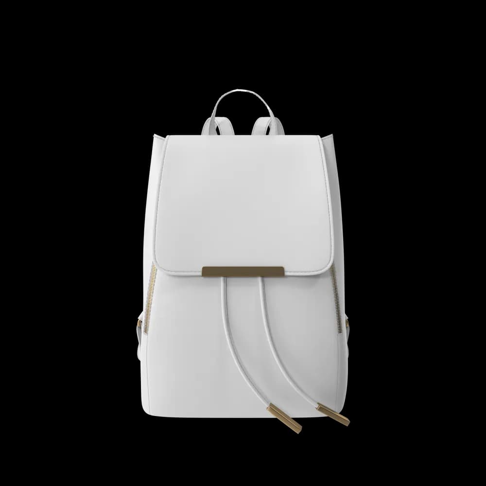 Zaino Bianco in Ecopelle