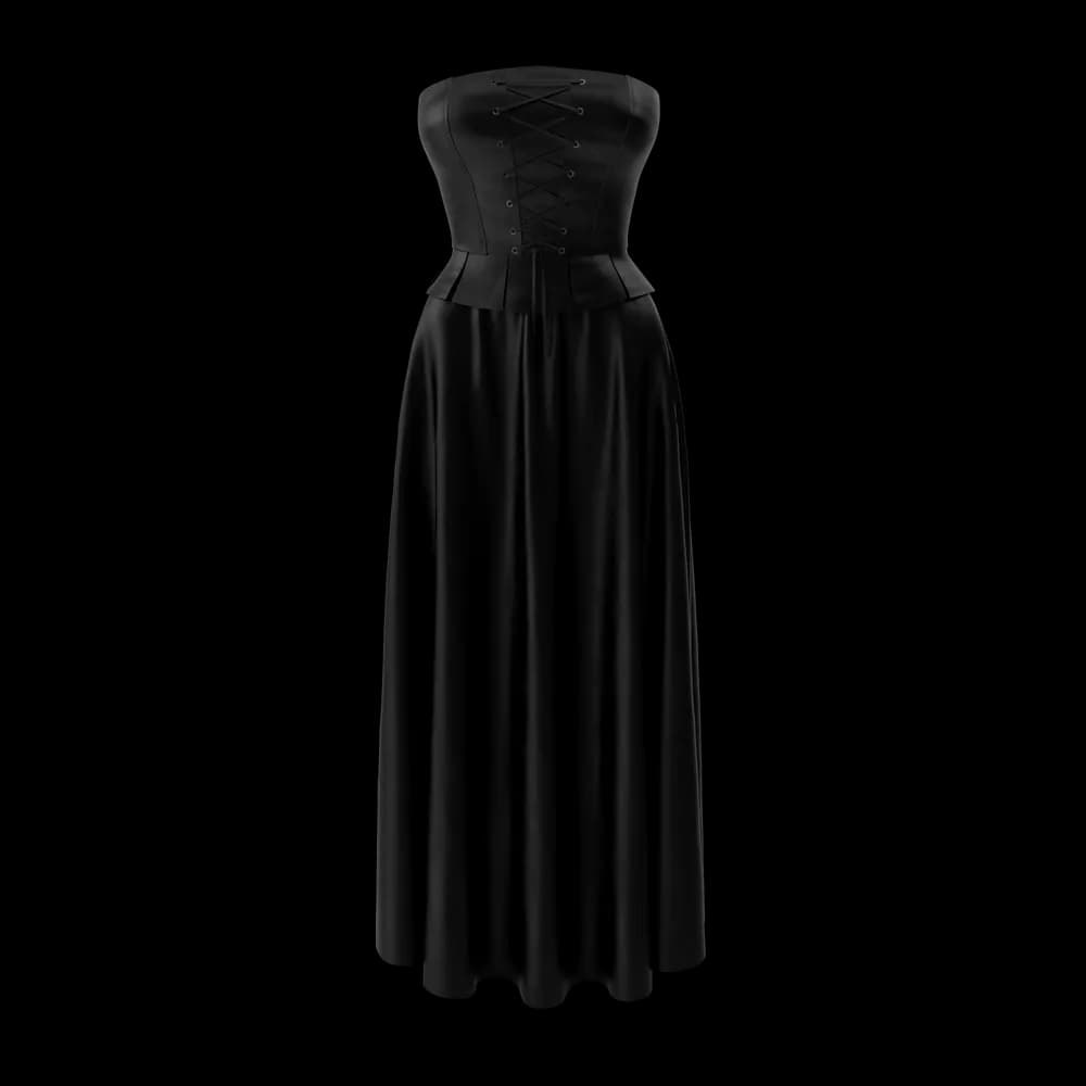 Corsetto con Gonna Nera